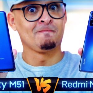 GALAXY M51 vs REDMI NOTE 10! Qual celular é melhor entre os QUERIDINHOS DO MOMENTO? Samsung X Xiaomi