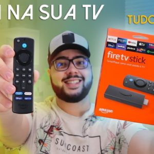 Novo Fire TV Stick - Agora sim! Controle totalmente sua TV com a Alexa! (Tv Box da Amazon) Unboxing