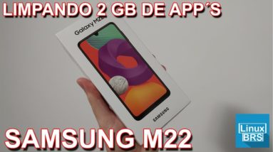 SAMSUNG GALAXY M22 - LIMPANDO APPS - 2 GB