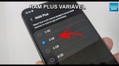 ONE UI 4.1 -  RAM PLUS VARIÁVEL