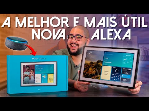 Nova ALEXA Lançada! ECHO SHOW 15! Tela Maior! Funções Novas e Úteis! A Central inteligente da Casa